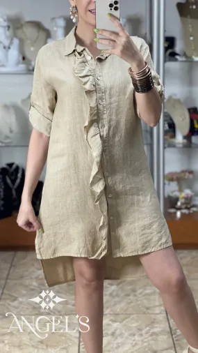 Tunic/Mini OS Linen Dress